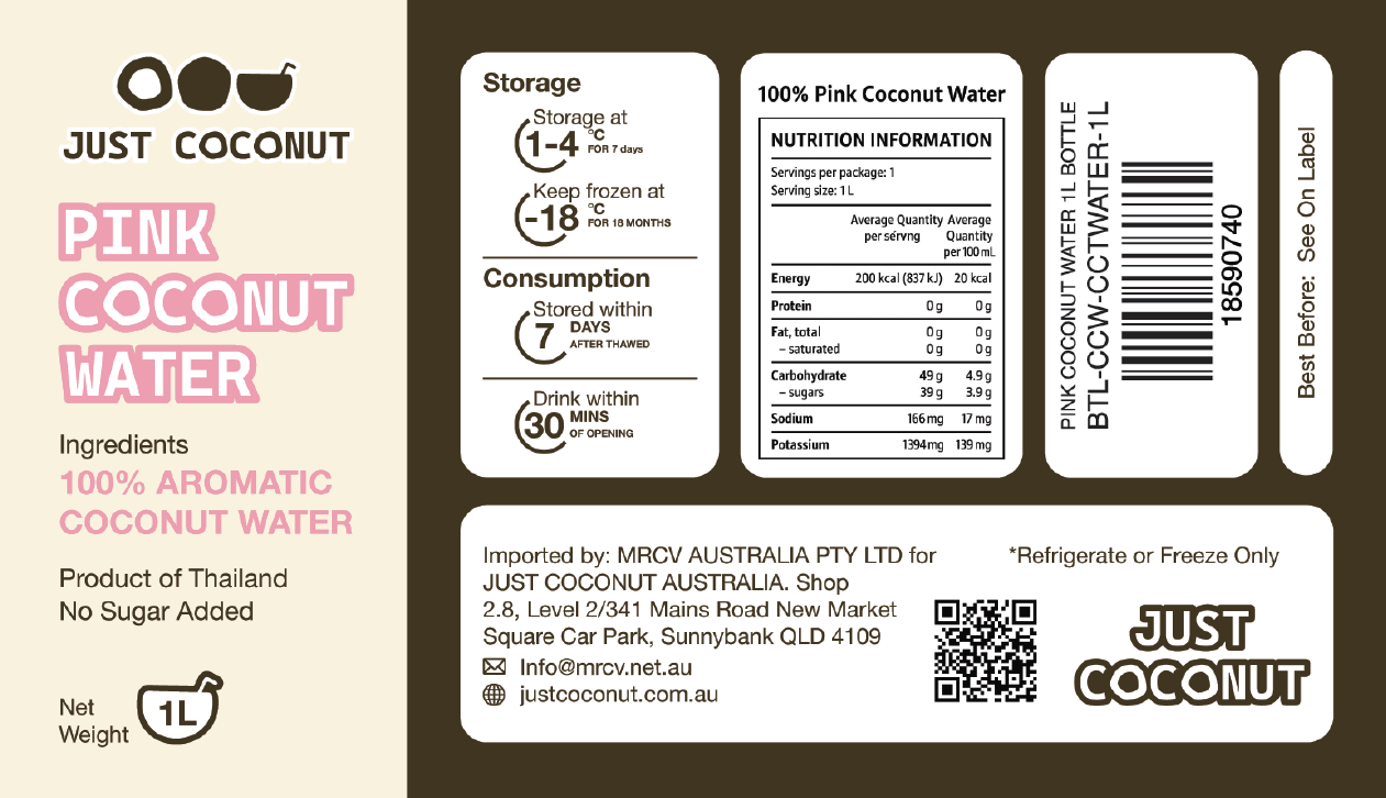 CARTON COCONUT WATER 15X1L